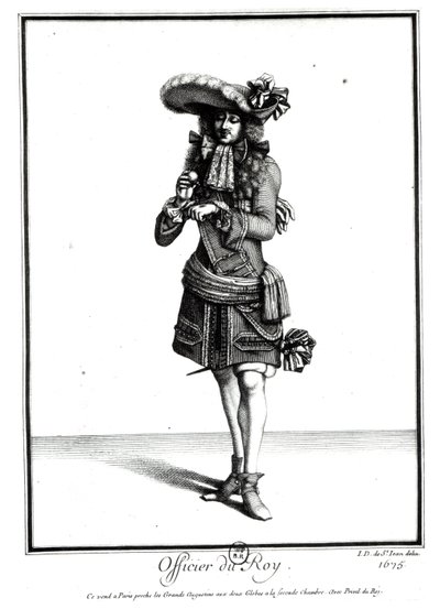 Königsoffizier, 1675 von Jean Dieu de Saint Jean
